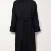 Belted Wool Trench Coat Belted Wool Trench Coat