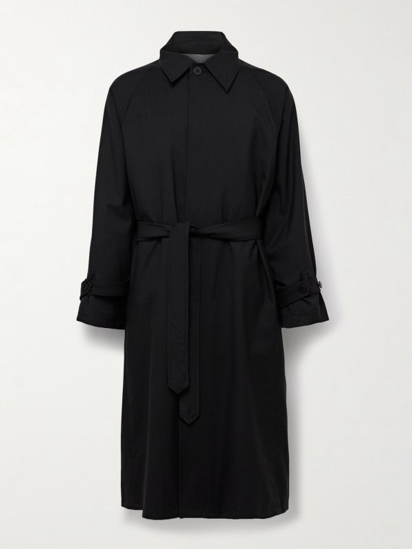 Belted Wool Trench Coat Belted Wool Trench Coat