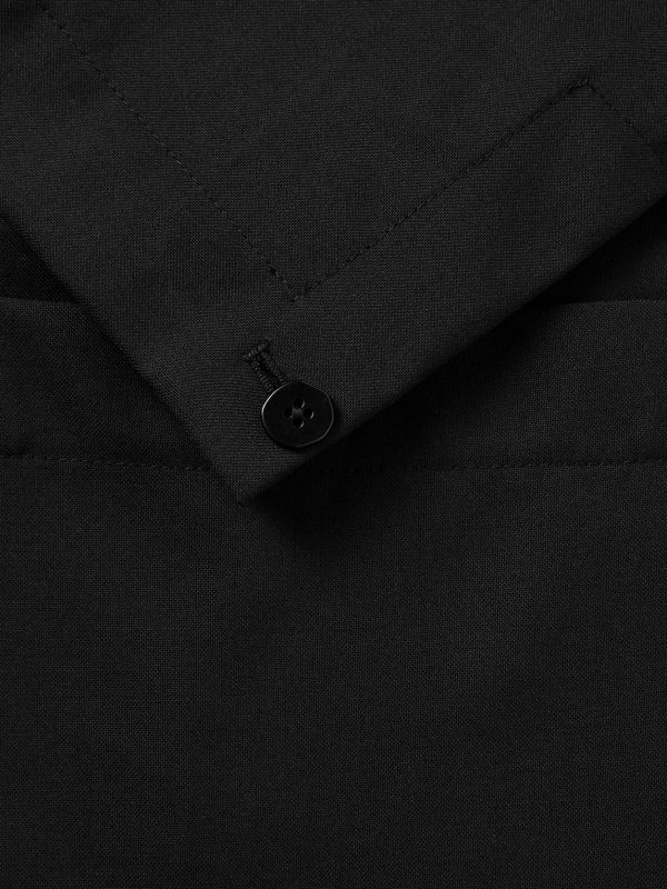 Unstructured Wool-Crepe Blazer - CU Unstructured Wool-Crepe Blazer - CU