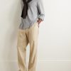 Cotton and Silk-Blend Piqué Henley Shirt - OU Cotton and Silk-Blend Piqué Henley Shirt - OU