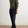 Straight-Leg Pleated Wool Trousers - OU Straight-Leg Pleated Wool Trousers - OU