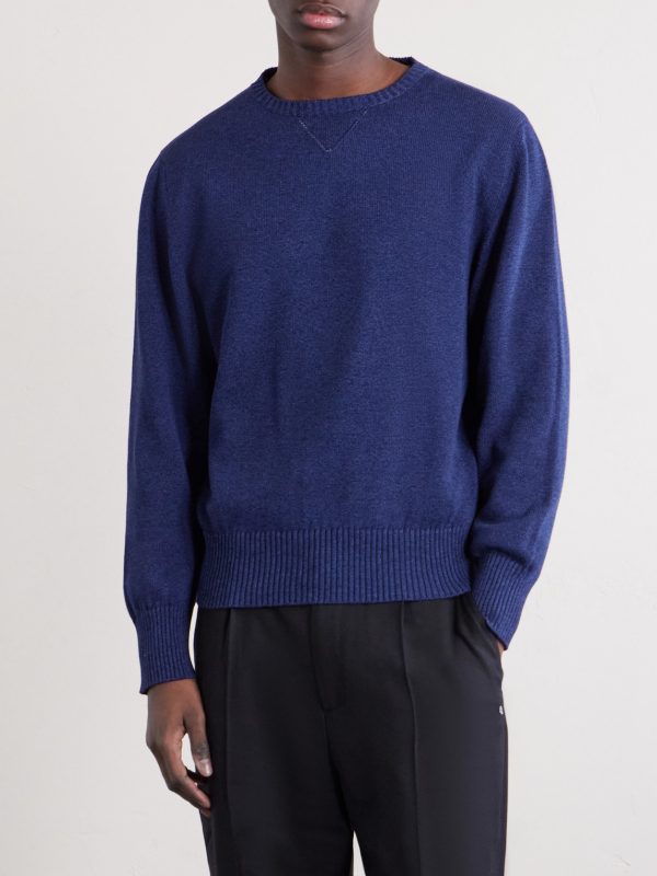 Knitted Cotton Sweater - FR Knitted Cotton Sweater - FR