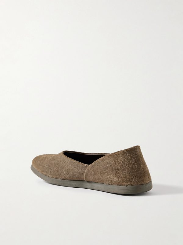 Suede Slippers - BK Suede Slippers - BK