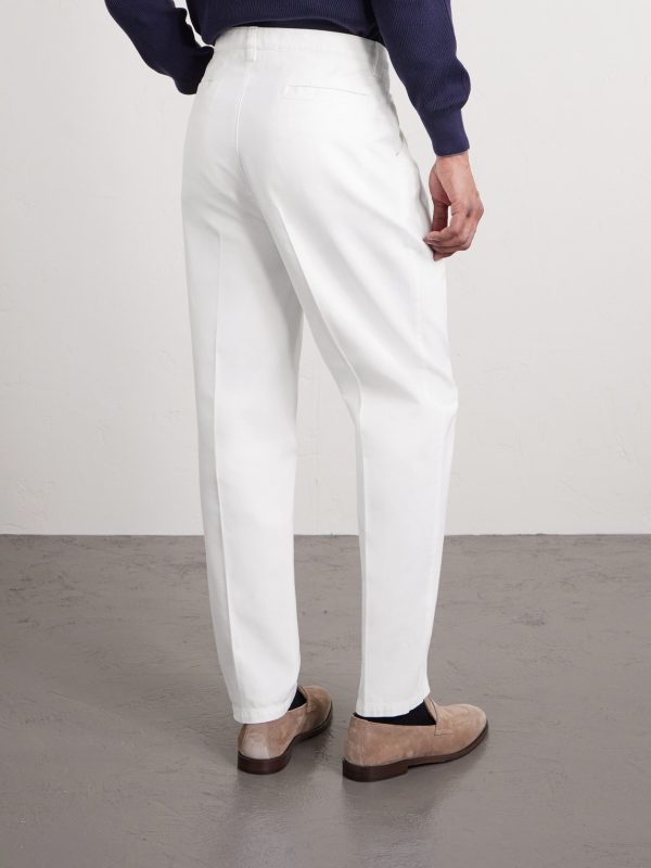 Straight-Leg Cotton Chinos - BK Straight-Leg Cotton Chinos - BK