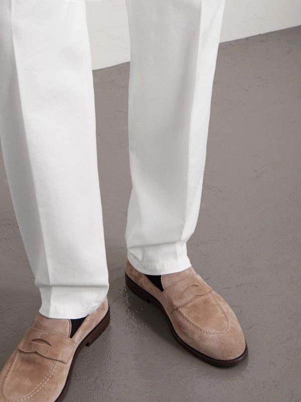 Straight-Leg Cotton Chinos - E1 Straight-Leg Cotton Chinos - E1