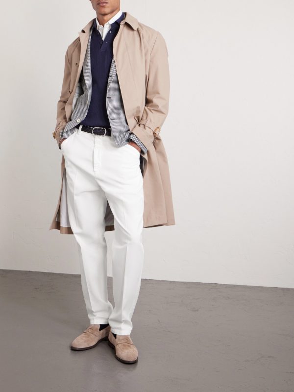 Straight-Leg Cotton Chinos - OU Straight-Leg Cotton Chinos - OU
