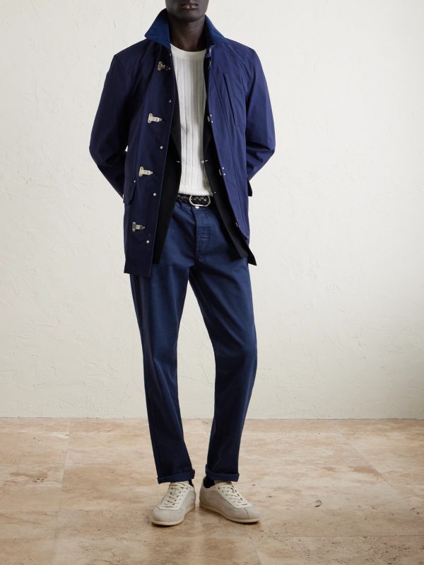 Slim-Fit Straight-Leg Logo-Embroidered Jeans - OU Slim-Fit Straight-Leg Logo-Embroidered Jeans - OU
