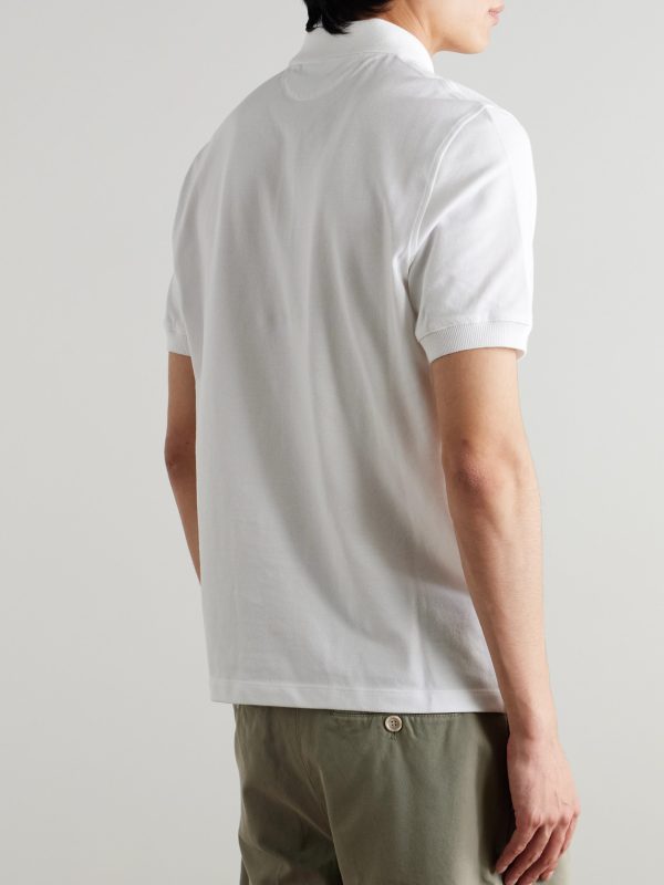 Slim-Fit Cotton-Piqué Polo Shirt - BK Slim-Fit Cotton-Piqué Polo Shirt - BK