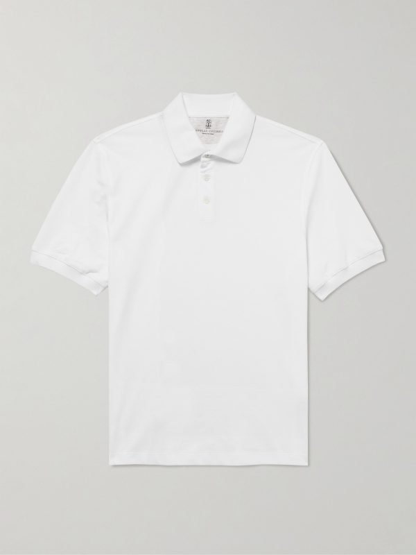 Slim-Fit Cotton-Piqué Polo Shirt Slim-Fit Cotton-Piqué Polo Shirt