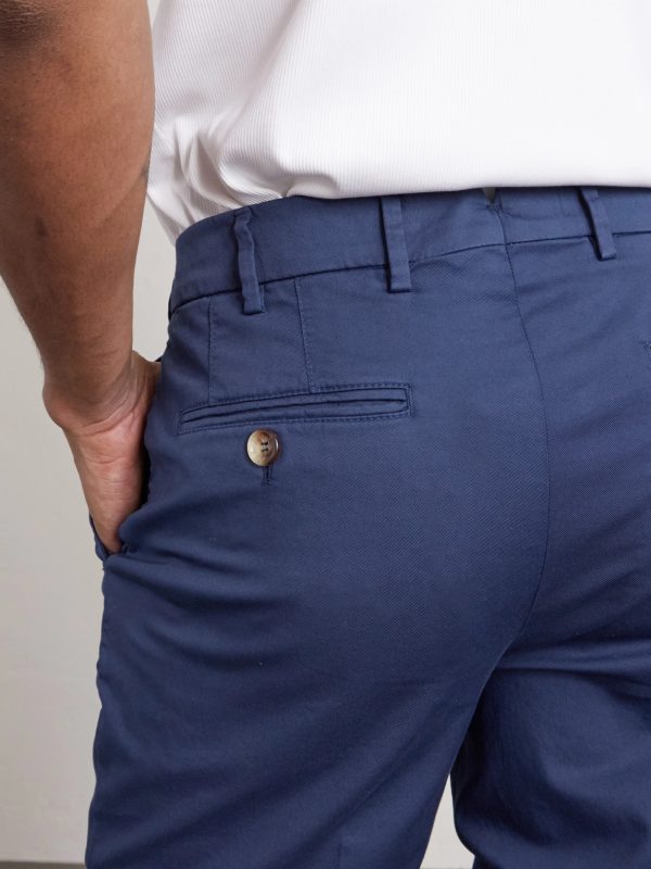 Slim-Fit Stretch-Cotton Twill Trousers - CU Slim-Fit Stretch-Cotton Twill Trousers - CU