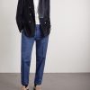 Slim-Fit Stretch-Cotton Twill Trousers - OU Slim-Fit Stretch-Cotton Twill Trousers - OU