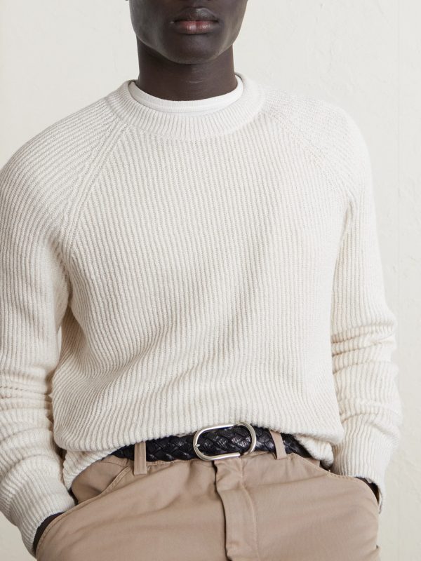 Ribbed Cotton Sweater - CU Ribbed Cotton Sweater - CU