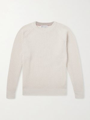 Ribbed Cotton Sweater Ribbed Cotton Sweater