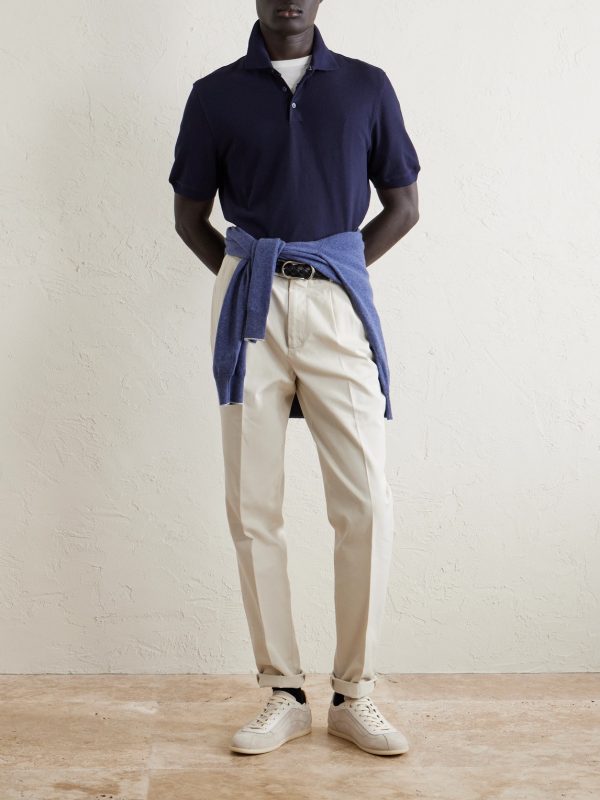 Cotton-Piqué Polo Shirt - OU Cotton-Piqué Polo Shirt - OU