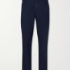 Logo- Embroidered Straight-Leg Cotton-Twill Trousers Logo- Embroidered Straight-Leg Cotton-Twill Trousers