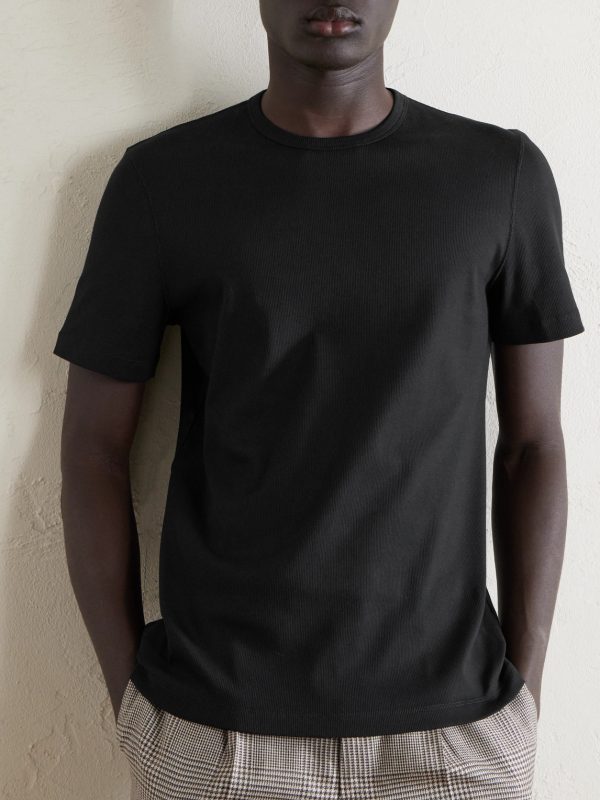 Ribbed Jersey T-Shirt - FR Ribbed Jersey T-Shirt - FR