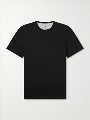 Ribbed Jersey T-Shirt