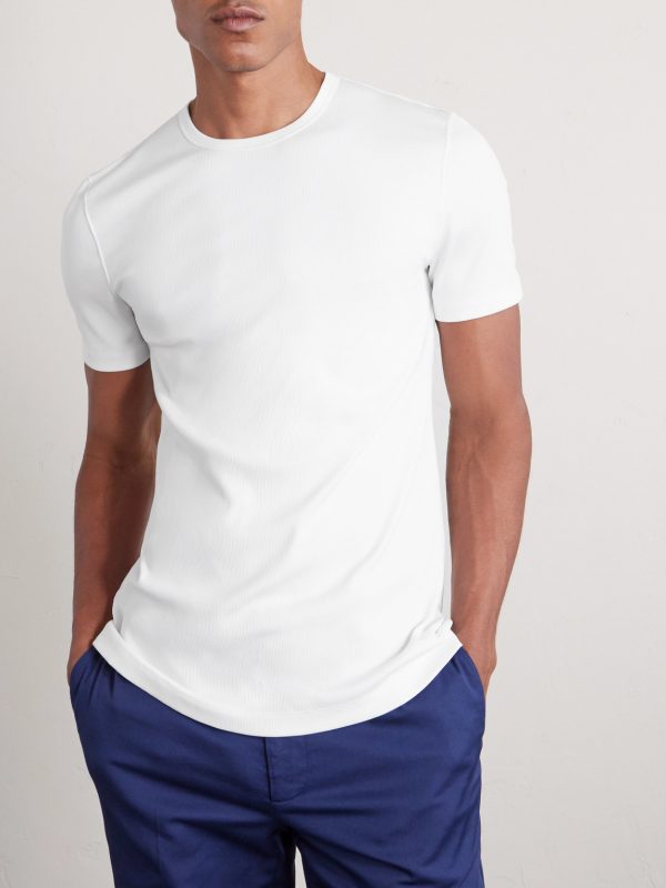 Ribbed Jersey T-Shirt - FR
