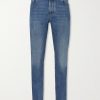 Slim-Fit Straight-Leg Logo-Embroidered Jeans Slim-Fit Straight-Leg Logo-Embroidered Jeans
