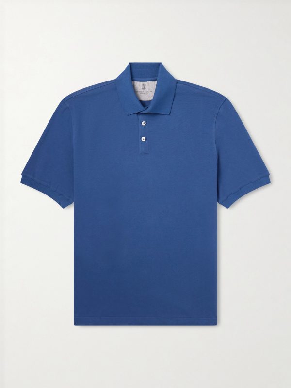 Slim-Fit Cotton-Piqué Polo Shirt