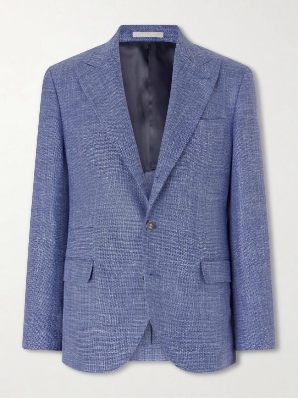 Wool-Blend Suit Jacket
