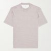 Slub Linen and Cotton-Blend Jersey T-Shirt Slub Linen and Cotton-Blend Jersey T-Shirt