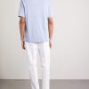 Slub Linen and Cotton-Blend Jersey T-Shirt - BK Slub Linen and Cotton-Blend Jersey T-Shirt - BK