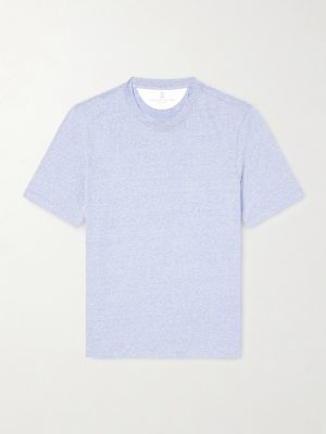 Slub Linen and Cotton-Blend Jersey T-Shirt