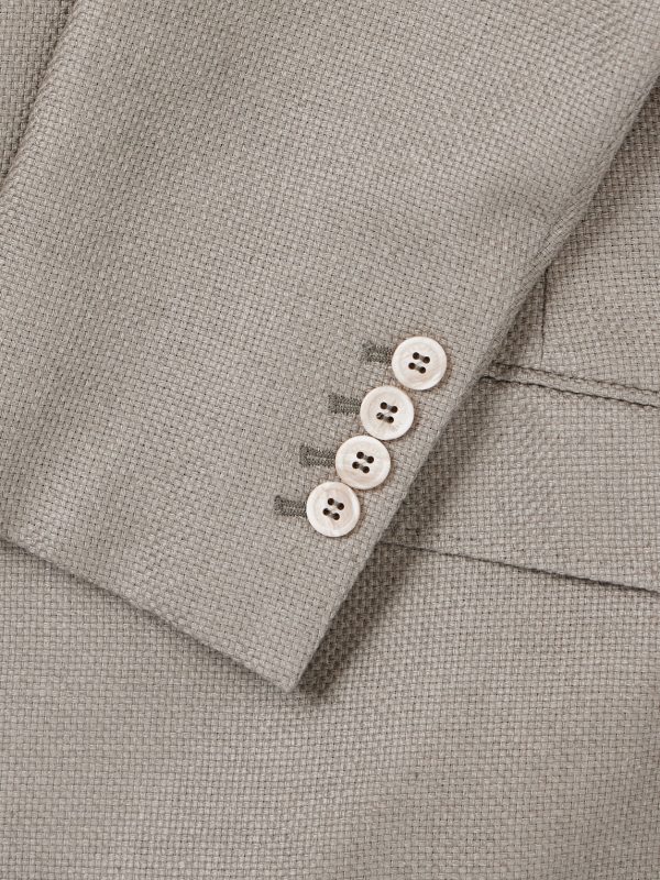 Silk, Linen and Wool-Blend Blazer - E1 Silk, Linen and Wool-Blend Blazer - E1