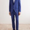 Straight-Leg Pleated Virgin Wool Suit Trousers - OU2