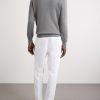 Ribbed Cotton Polo Shirt - BK Ribbed Cotton Polo Shirt - BK