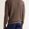 Ribbed Linen and Cotton-Blend Henley Sweater - BK Ribbed Linen and Cotton-Blend Henley Sweater - BK