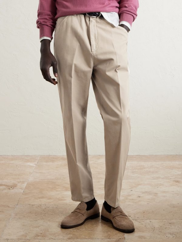 Straight-Leg Cotton Chinos - FR Straight-Leg Cotton Chinos - FR