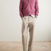 Straight-Leg Cotton Chinos - OU Straight-Leg Cotton Chinos - OU