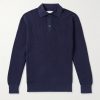 Ribbed Cotton Polo Shirt Ribbed Cotton Polo Shirt