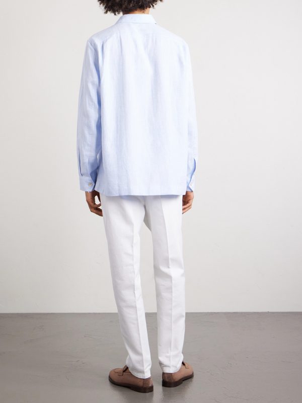 Hemp, Linen and Cotton-Blend Shirt - BK Hemp, Linen and Cotton-Blend Shirt - BK