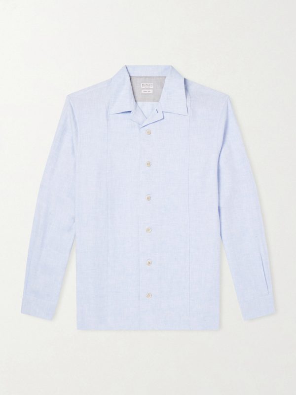 Hemp, Linen and Cotton-Blend Shirt Hemp, Linen and Cotton-Blend Shirt