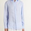 Cutaway-Collar Linen Shirt - FR Cutaway-Collar Linen Shirt - FR