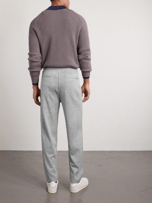 Tapered Cashmere-Blend Jersey Sweatpants - BK Tapered Cashmere-Blend Jersey Sweatpants - BK