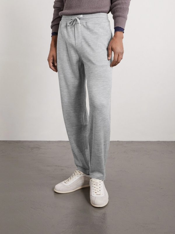 Tapered Cashmere-Blend Jersey Sweatpants - FR Tapered Cashmere-Blend Jersey Sweatpants - FR
