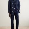 Corduroy-Trimmed Cotton-Blend Field Jacket - OU Corduroy-Trimmed Cotton-Blend Field Jacket - OU