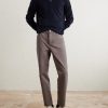 Contrast-Tipped Cashmere Half-Zip Sweater - OU Contrast-Tipped Cashmere Half-Zip Sweater - OU