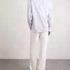 Button-Down Collar Striped Cotton-Poplin Shirt - BK Button-Down Collar Striped Cotton-Poplin Shirt - BK