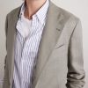 Button-Down Collar Striped Cotton-Poplin Shirt - CU Button-Down Collar Striped Cotton-Poplin Shirt - CU