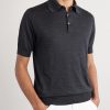 Slim-Fit Silk and Cotton-Blend Polo Shirt - FR