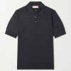 Slim-Fit Silk and Cotton-Blend Polo Shirt
