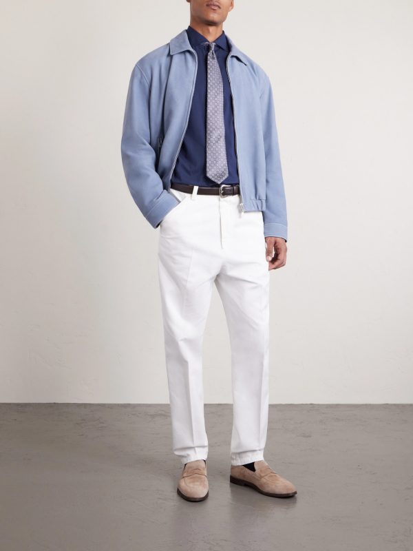 Cutaway-Collar Cotton Shirt - OU Cutaway-Collar Cotton Shirt - OU