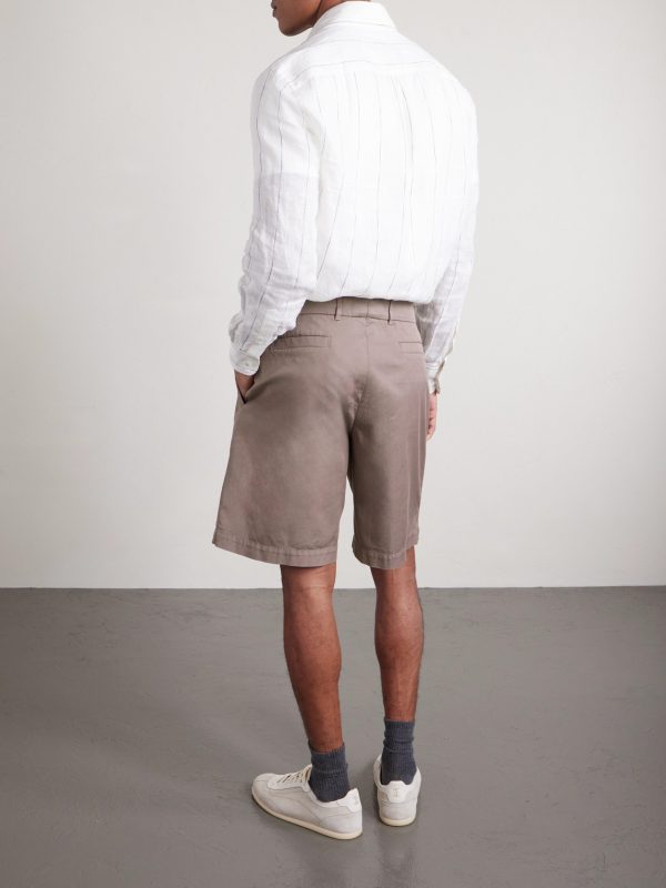 Cotton-Blend Bermuda Shorts - BK Cotton-Blend Bermuda Shorts - BK