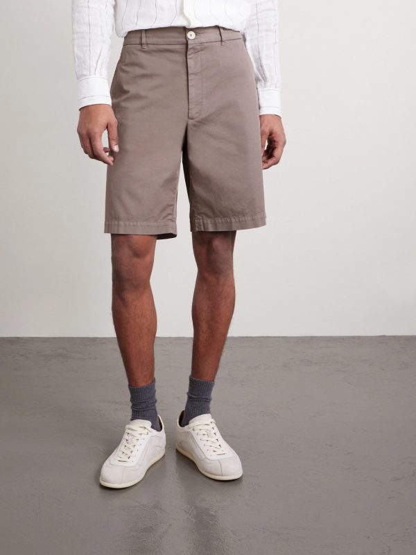 Cotton-Blend Bermuda Shorts - FR Cotton-Blend Bermuda Shorts - FR