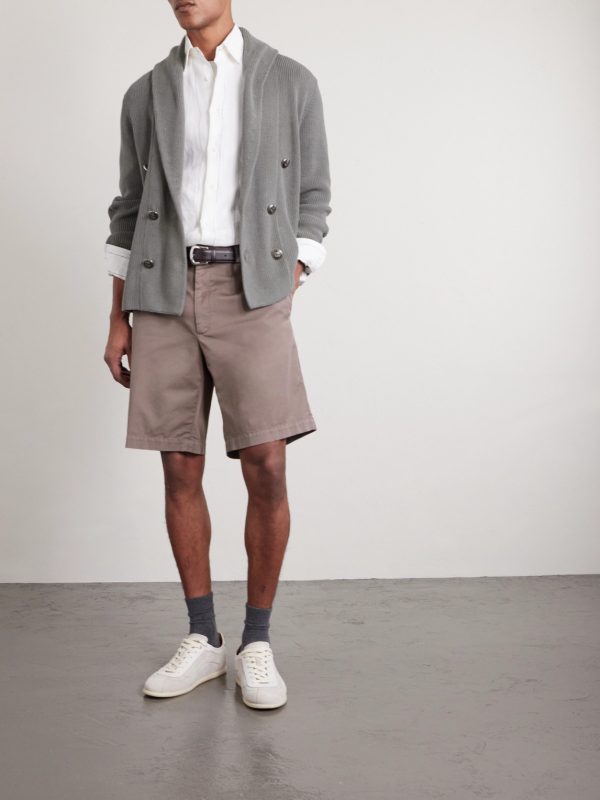 Cotton-Blend Bermuda Shorts - OU Cotton-Blend Bermuda Shorts - OU